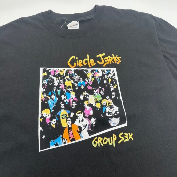2000s Circle Jerks Group Sex Album Art Tee XL - Picture 3 of 5